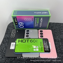 新款跨境智能手机HOT 60pro 6.6寸24+512G安卓系统一体机手机批发