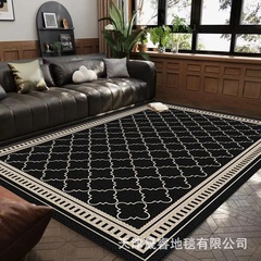 リビングルームのライト高級ダークラージカーペット、ベッドルームのベッドサイドブランケット、フルカバーの屋内フロアマット、ソファコーヒーテーブルのフットパッド、メーカーから直接発送