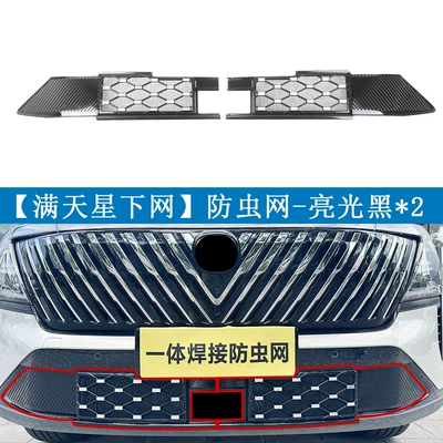 Automobile anti-insect net CS75PLUS, insect-proof grille protective net - 26-units-of-cs75plus-blue-whale-super-power-edition-under-starry-sky-mesh-painted-black2