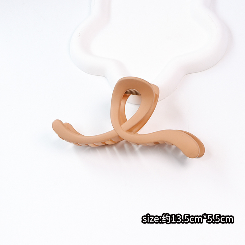 Corea del Sur elegante clip de pelo de las mujeres clip de helado tocado de alto grado horquilla de tiburón clip de pelo grande al por mayor