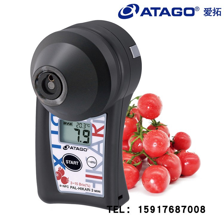 日本ATAGO爱拓PAL-HIKARi 3 水果无损糖度计迷你番茄