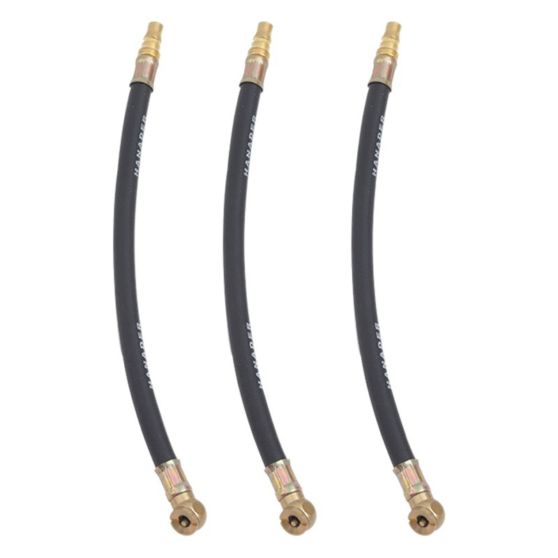 Т-образный двухсторонний шланг для накачивания шин, подходит для велосипедов, автомобилей и мотоциклов, универсальный шланг для насоса.