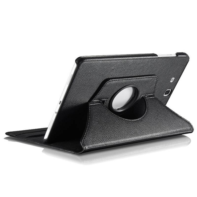 适用三星Tab E 9.6保护套 SM-T560/T561旋转荔枝纹平板休眠皮套壳