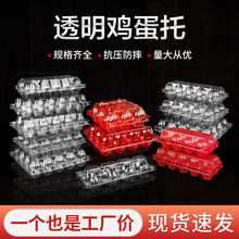 现货透明鸡蛋托白色塑料鸡蛋盒子鸭蛋托鹅蛋托10枚15枚20枚30枚