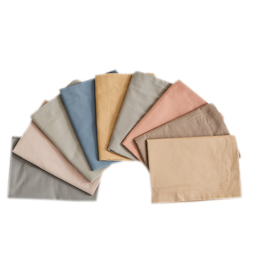 A solid-color 100% cotton pillowcase, one 100% cotton bed sheet, one bed skirt, 100 pieces of velvet for autumn and winter, a pair of 48*74cm single-sized ones