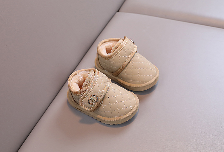 Biezi, plīša kokvilnas sniega zābaciņi, silti ziemas un meiteņu pastaigu apavi, mīksta zole, ūdensnecaurlaidīgi_voghion.com