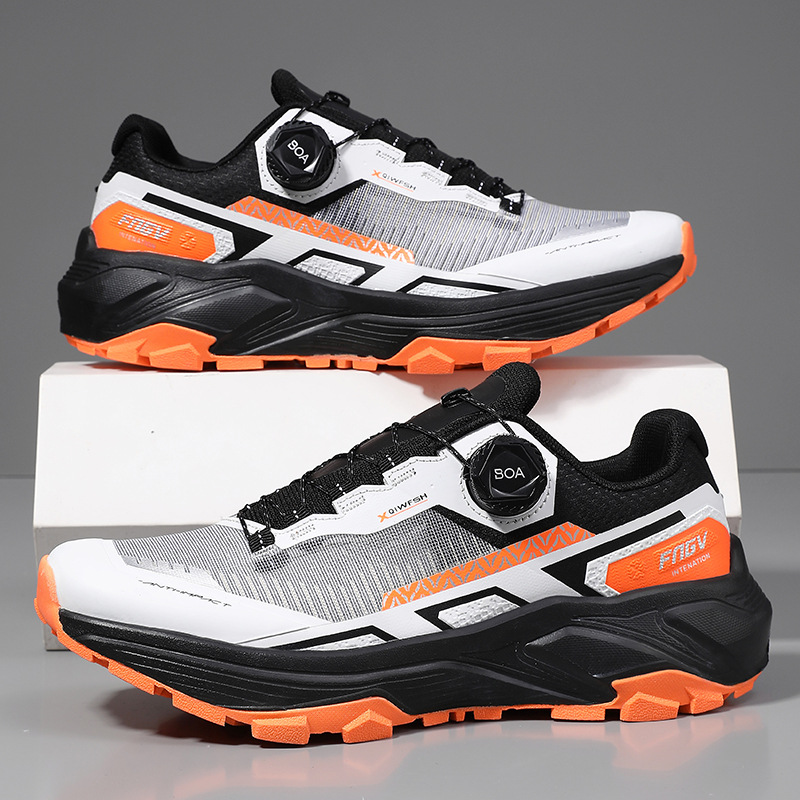 Zapatos de montaña de hebilla giratoria al aire libre impermeable al aire libre caminando zapatos de montaña de montaña zapatos deportivos casuales Aliexpress