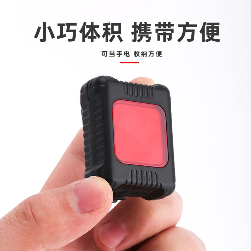 Luz delantera de bicicleta transfronteriza mini USB cargable para montar por la noche al aire libre linterna de luz intensa de advertencia de montar conjunto de luz trasera