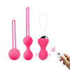 Female vaginal exercise dumbbells USB charging 10 frequency wireless remote control jumping egg smart ball set adult products
