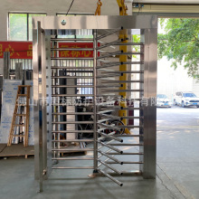 不锈钢加厚栅栏全高转闸 智能刷卡道闸 小区人员进出栅栏通行闸