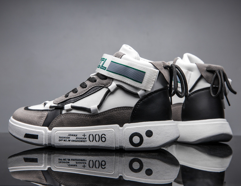 Hoge top herenschoenen zomer nieuwe casual sport Koreaanse versie trendy mode alle match heren groothandel_voghion.com