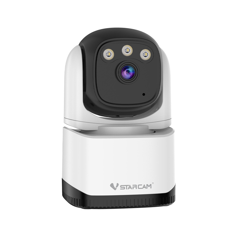 4G sin flujo cabezal de agitación de doble imagen cámara de monitoreo binocular inalámbrica WiFi hogar inteligente de monitoreo de visión nocturna