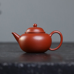 源直供宜興紫砂壺水平壺130cc朱泥泡急須カンフー茶器茶芸茶器家庭用