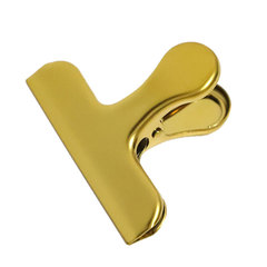 Stainless steel dovetail clip, Nordic simple metal food sealing clip, gold sealing clip, bill clip