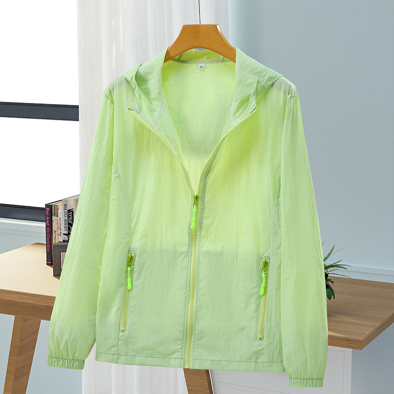 Verano seda de hielo ropa de protección solar para mujeres tamaño grande al aire libre madre anti-UV abrigo corto transpirable delgado ropa de protección solar