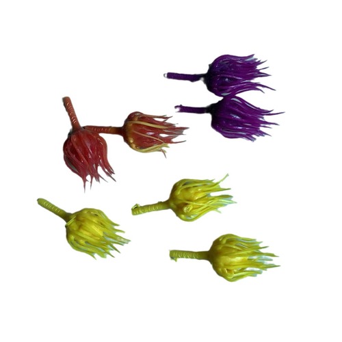 Three-headed tulip stem, simulated flower branches, Nordic style bouquet, high-end flower arrangement, artificial flower branches in hand