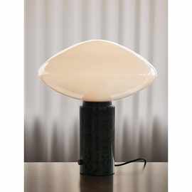 中山工厂直销工厂直销新款 设计师印度绿大理石台灯 卧室客厅样板