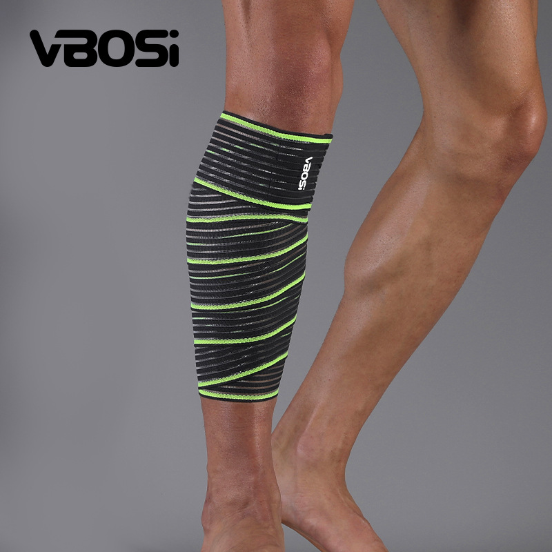 Vbosi Strap-On Calf Protectors for Skiing, Skipping Rope, Cycling, Outdoor Sports, Fitness Competitions, Protective Gear Wholesale Manufacturer