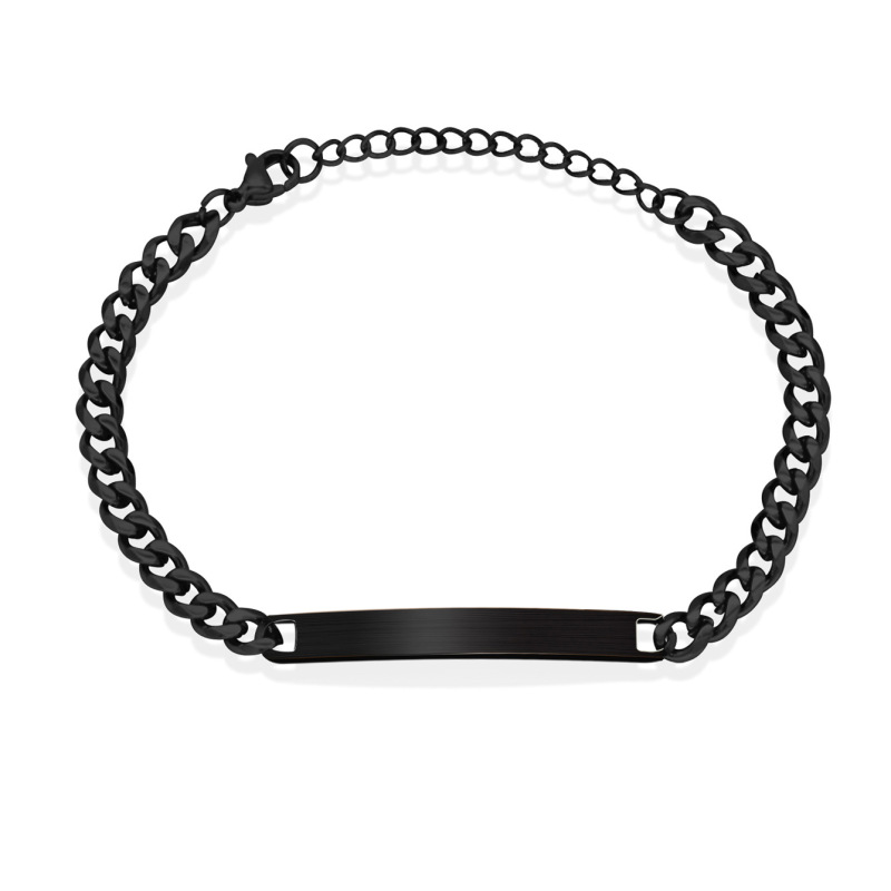 Personalized DIY Engraved Jewelry Stainless Steel Curved Plate Bracelet Daily Accessory Gift Unisex Style for Men and Women Personalized DIY Engraved Jewelry Stainless Steel Curved Plate Bracelet Daily Accessory Gift Unisex Style for Men and Women