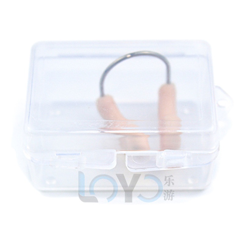 Steel wire nose clip skin color silicone nose pad professional swimming training beauty nose clip safe and comfortable in stock wholesale