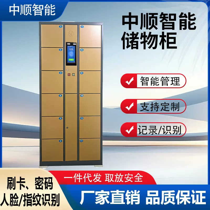 厂家电子存包柜商场刷卡指纹寄存柜智能储物柜超市微信扫码存包柜
