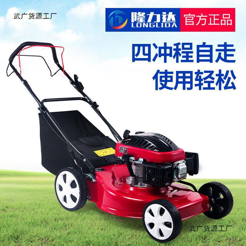 隆力达割草机GXV160汽油草坪机手推自走式剪草机大功率打草家用
