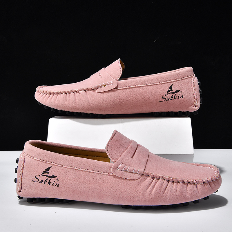 Fashionable Men's Casual Loafers Slip-on Shoes For Couples_voghion.com