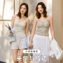一体外穿春夏格子吊带