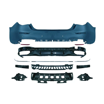 Maybach Sports Body Kit with | Big Surrounded - mercedes-benz-s-class-w223-modified-s450-rear-bumper-assembly