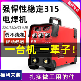 All-Purpose 315 Electric Welding Machine 220V Household Portable 380V Construction Site Manual Welding Machine Intelligent and Durable Dual Voltage Complete Set