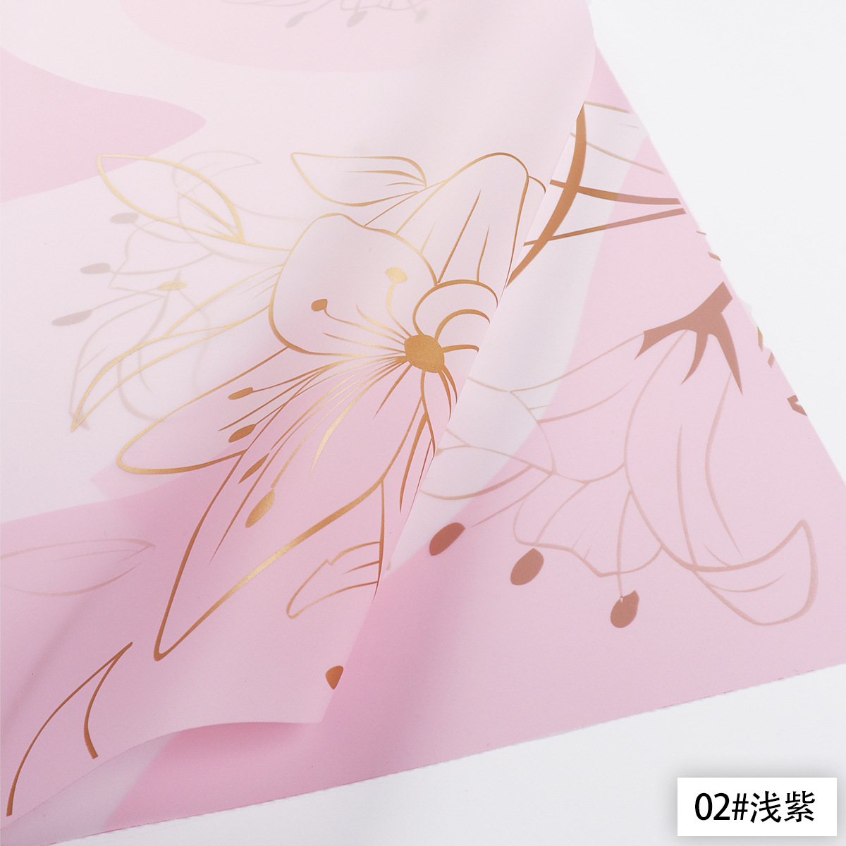 Suministro directo de fábrica nuevo papel de embalaje de flores Ouya papel flor bronceado artesanía color rico y moda