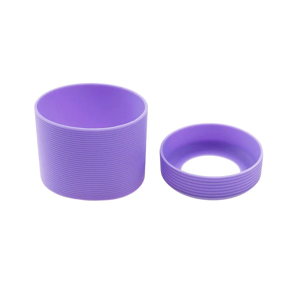 Glass, silicone non-slip protective case, 9.5cm, anti-scald