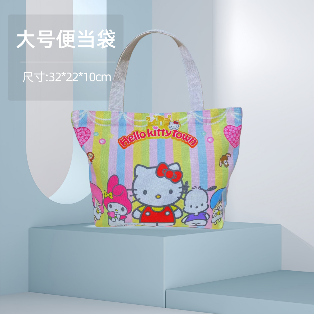 Bolsa Bento Sanrio lona almuerzo dibujos animados