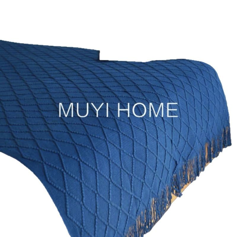 Manta de punto Morandi, toalla al final de la cama, toalla de cama, toalla de cama, sala de estar, manta de siesta, manta de sofá de hotel de lujo ligero