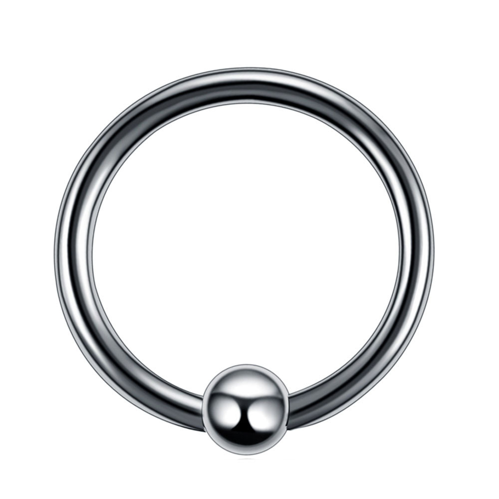 Stainless Steel Bead Cock Ring Set, 6 Sizes 2.5-4.0 cm, Manual Foreskin Restraint Rings — detail image 5