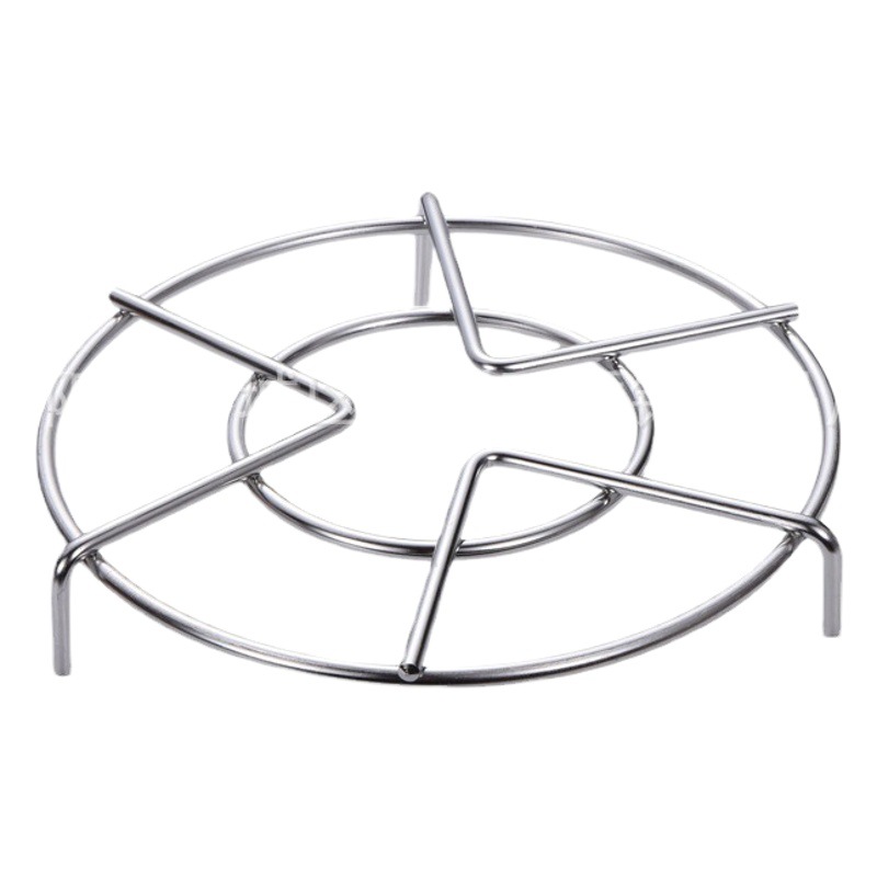 Rejilla de vapor universal engrosada de acero inoxidable para cocinar verduras al vapor, rejilla de vapor para ollas arroceras de patas altas y ollas a presión, rejilla de vapor del fabricante.