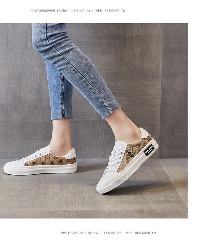 Canvas damesschoenen winter dunne ademende lage casual witte schoenen trendy mode bij veelzijdige sneakers_voghion.com