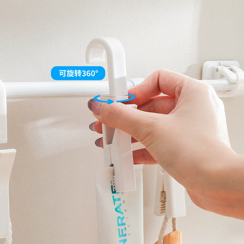 Multifunctional hook clip 360° rotating hook hanging storage clip anti-slip windproof drying clip 4 pack