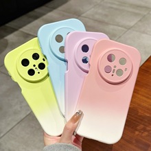 适用vivoX200pro渐变手机壳S20新款全包防摔IQOONeo10晕染糖果壳