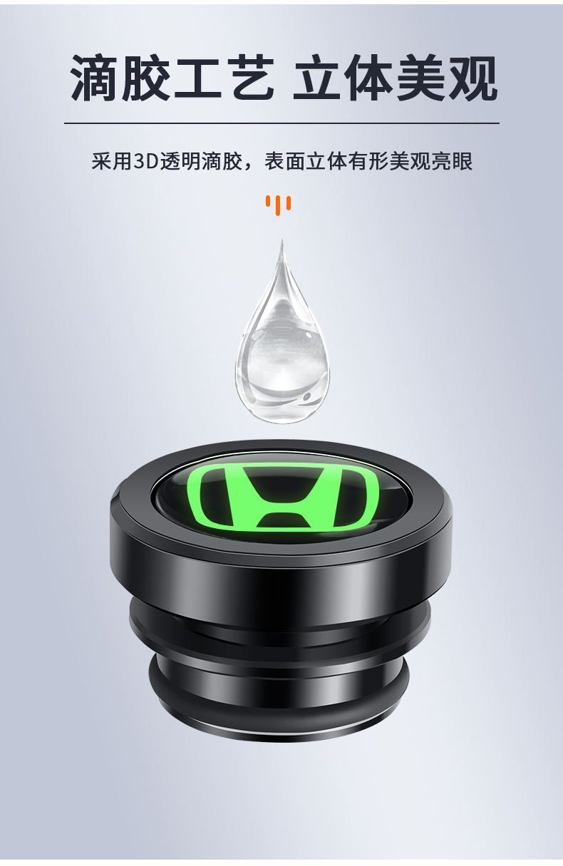 Suitable for Honda Fit Accord Civic Odyssey CRV car cigarette lighter dust plug aluminum alloy protective cover