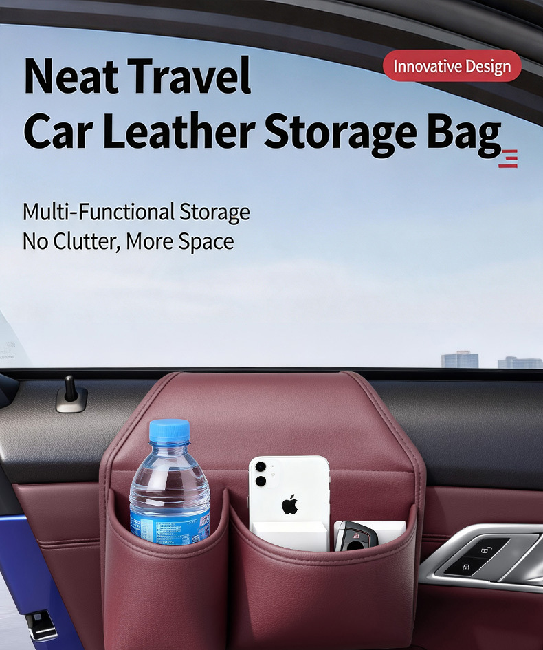 Cross-border car cup holder storage box, car storage bag, cup holder, phone holder, side storage box, multifunctional