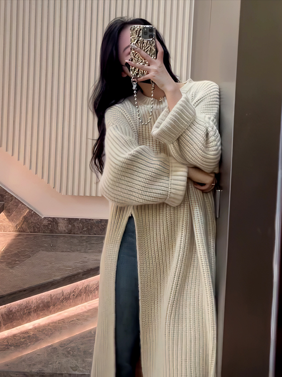 Knitted design knitted dress