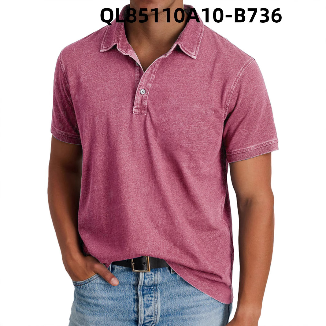 2025 Export New Cross-Border Large Size Shirt 12-6 Printed Men's Loose Trendyy Short-Sleeved Lapel Shirt