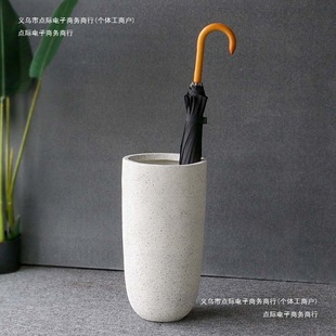 Storage Bucket Office Japanese Retro Flower Vase Commercial Umbrella Bucket Umbrella Stand Shelf for Home Use
