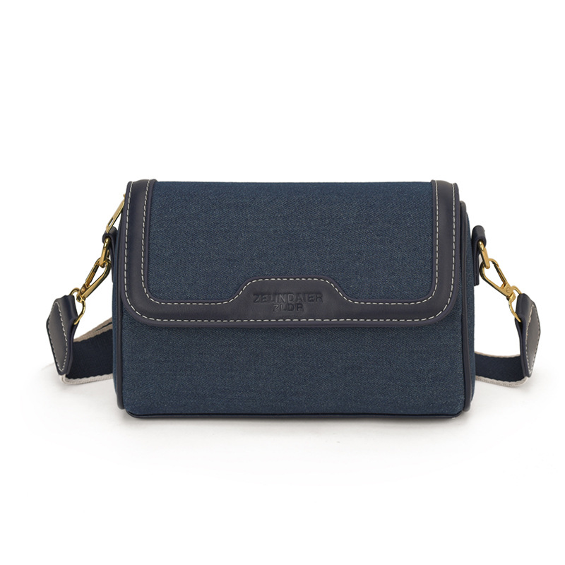 Jeans color casual bolso pequeño para mujeres 2026 nuevo nicho coreano de alto nivel retro versátil bolso de mochila