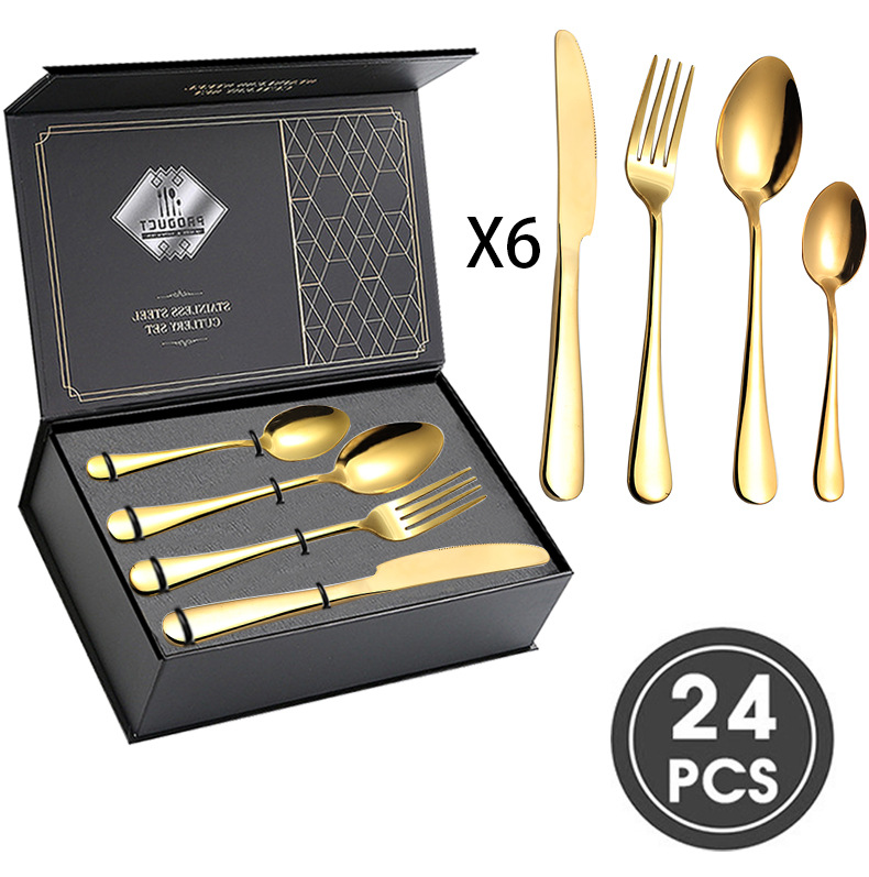 10 스타일 골드 24 피스 세트