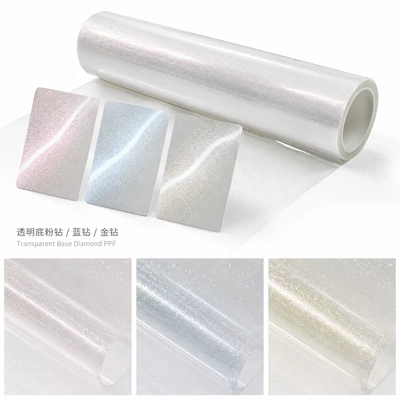 Tpu Transparent Base Color Diamond Car Auto Color Change Film