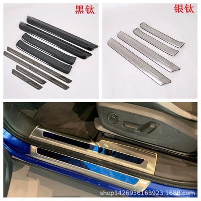 Suitable for Audi·19 Audi Şüşə kənarı xromları/moldingləri - silver-titanium-blue-label-exterior-sill-stripstainless-steel4m