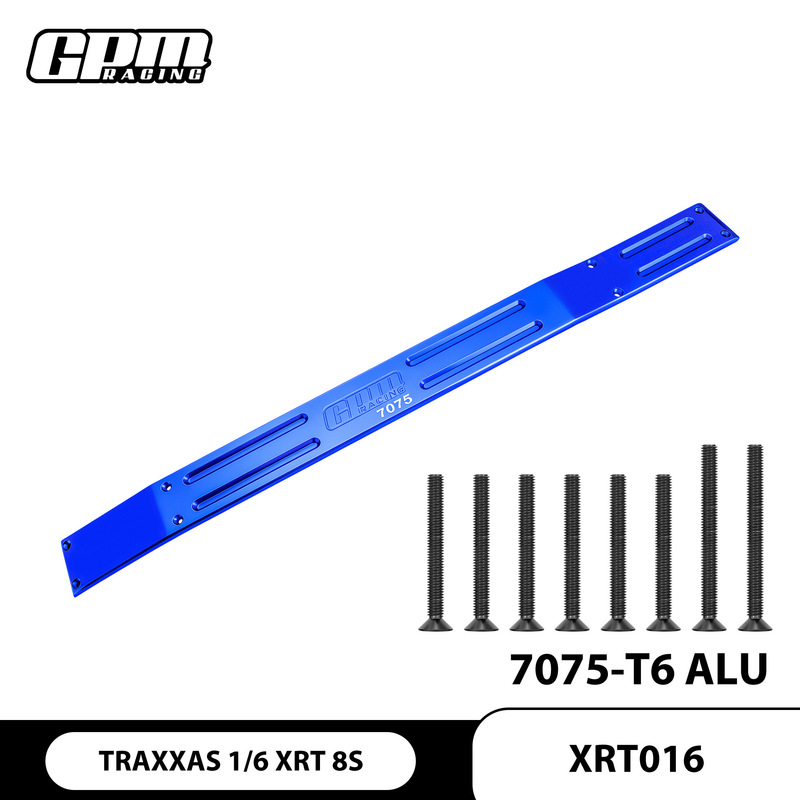 Remote control car TRAXXAS 1/6 4WD XRT 8S-78086-4 aluminum alloy 7075-T6 chassis reinforcement