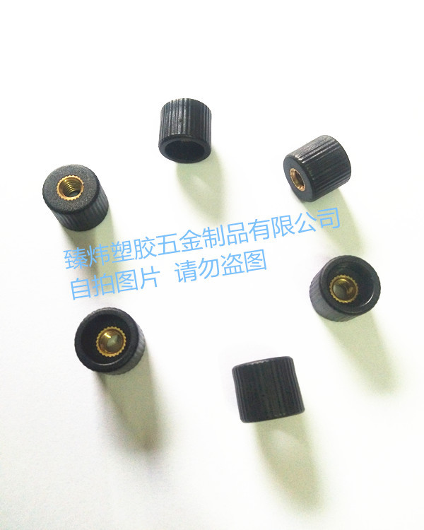 16# 圆头通孔 直纹 手拧 手柄 调节 旋钮 胶头螺母 螺帽m4m5m6